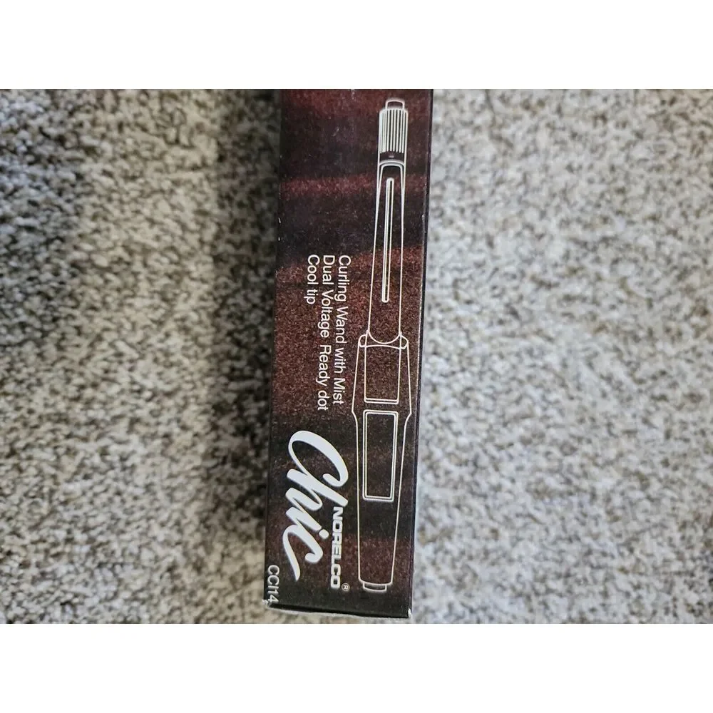 NEW NORELCO Chic CCI14 Curling wand with mist VINTAGE‎ 1982